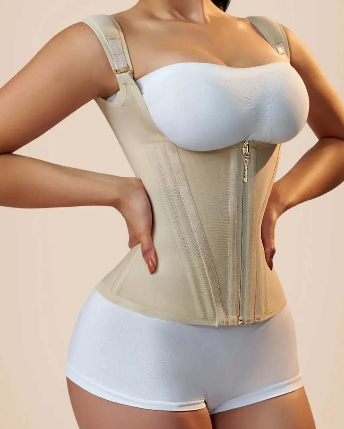 Waist Trainer for Women Corset Vest Body Shaper Cincher Trimmer Tank Top Sport Girdle with Steel Bones