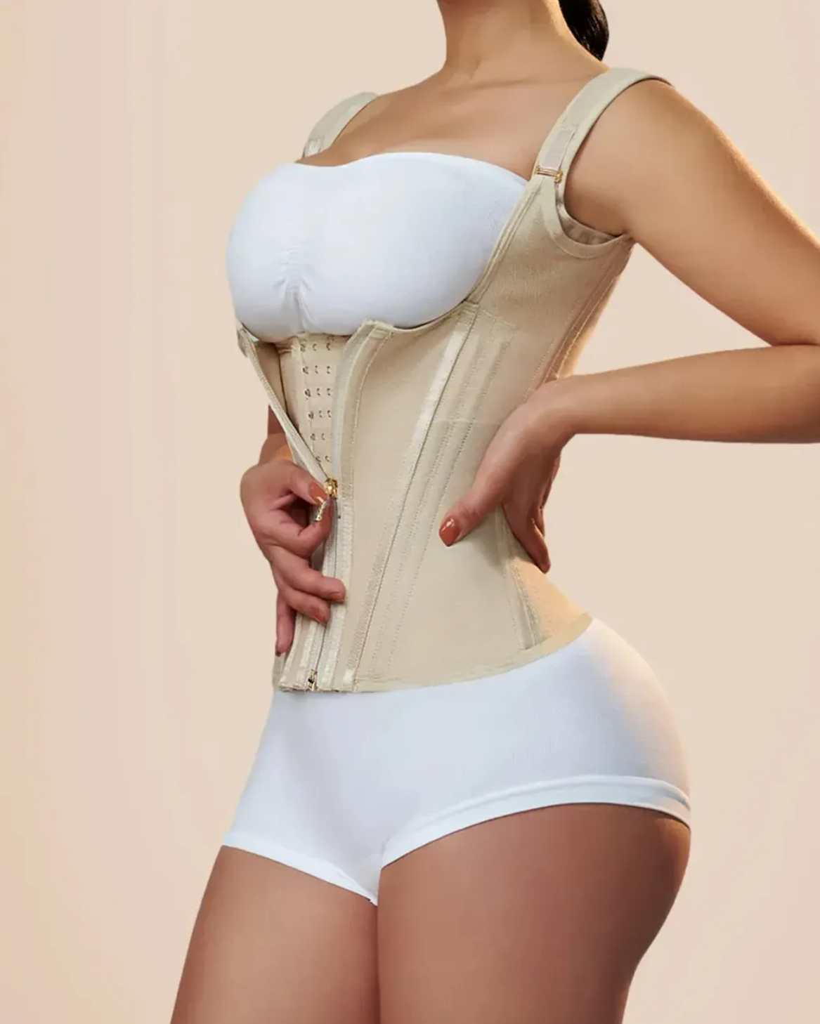 Waist Trainer for Women Corset Vest Body Shaper Cincher Trimmer Tank Top Sport Girdle with Steel Bones