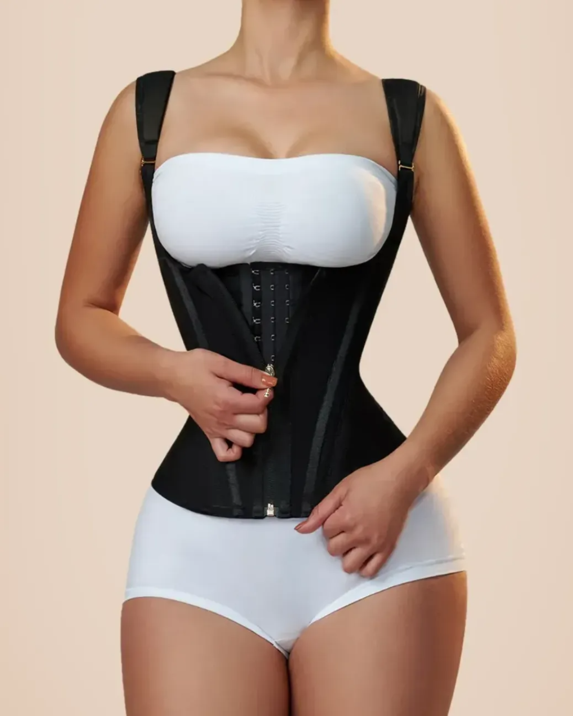 Waist Trainer for Women Corset Vest Body Shaper Cincher Trimmer Tank Top Sport Girdle with Steel Bones